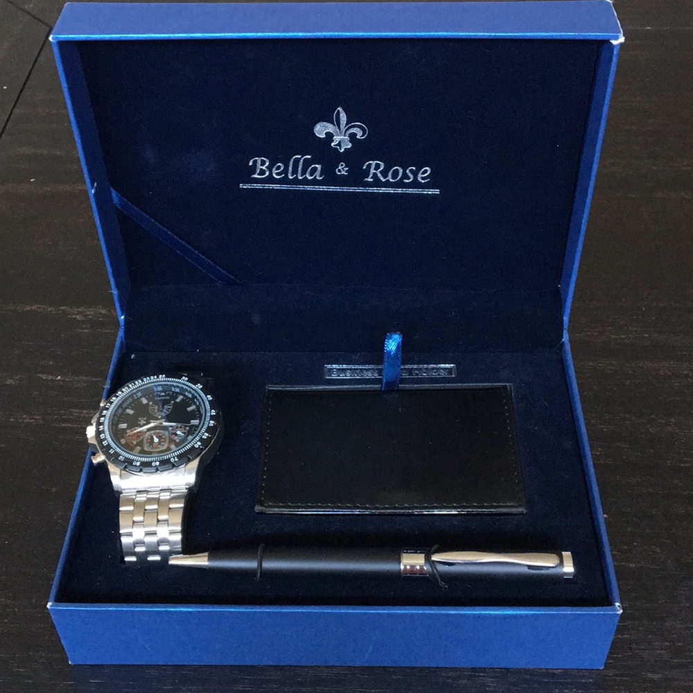 Bella and Rose Men’s Watch Gift Set